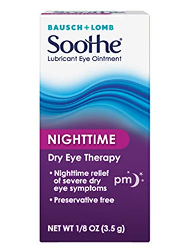 Bausch  Lomb Soothe Lubricant Eye Ointment Night Time Dry Eye Therapy 0_13 Oz 4 Pack