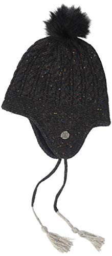pistil Womens Fernie Earflap Hat Charcoal One Size