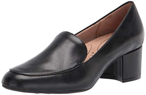 LifeStride Womens Trixie Loafer Black 7 W US