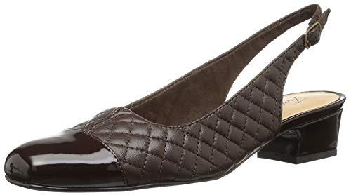 Trotters Womens DEA Ballet Flat Dark Brown 8_5 2W US