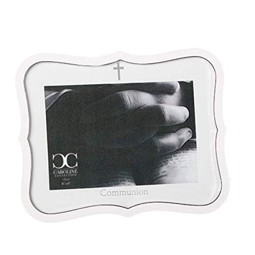White First Communion Keepsake Picture Frame 6 12 Inch