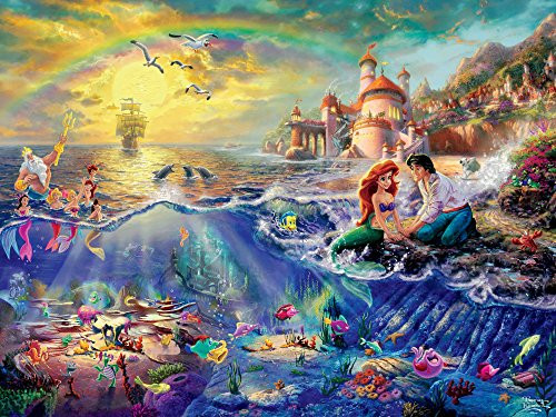 Ceaco Perfect Piece Count Puzzle - Thomas Kinkade Disney Dreams Collection - The Little Mermaid Ceaco Perfect Piece Count Puzzle - Thomas Kinkade Disney Dreams Collection - The Little Mermaid