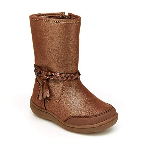 Stride Rite 360 Girls Amita Fashion Boot Brown 13 Little Kid