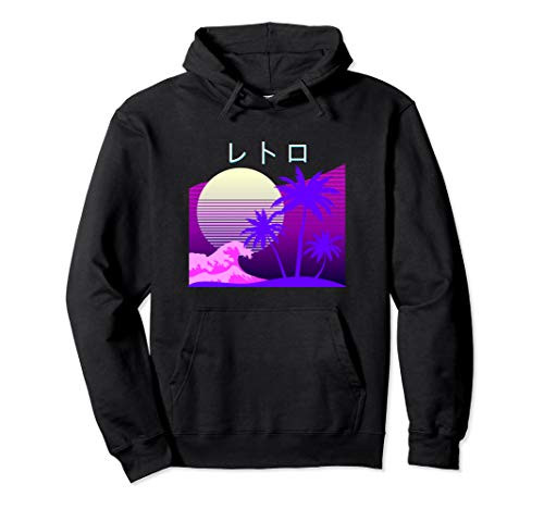 Aesthetic Vaporwave Retro 1980s 1990s Otaku Wave Art Hoodie Pullover Hoodie Aesthetic Vaporwave Retro 1980s 1990s Otaku Wave Art Hoodie Pullover Hoodie