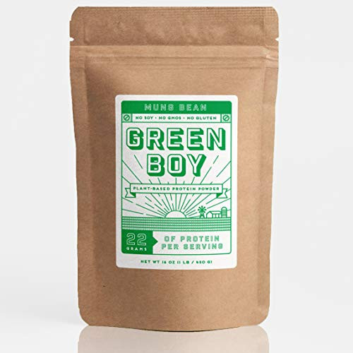 Green Boy plant-based Mung Bean Protein Powder - Vegan Non GMO Soy Free Gluten Free