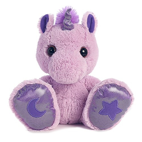 Aurora World Taddle Toes Skywriter Purple Unicorn Plush