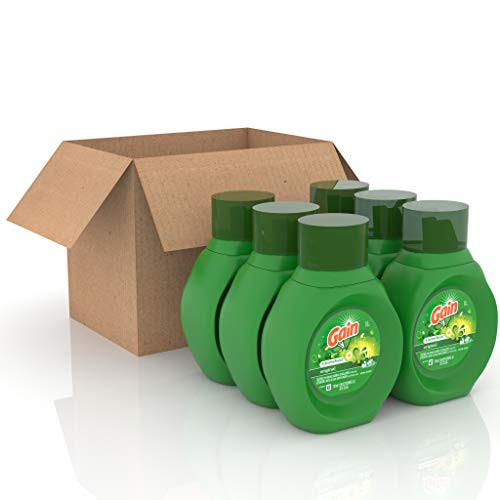 GAIN Liquid Laundry Detergent Original 16 Loads 25 Fl Oz Pack of 6