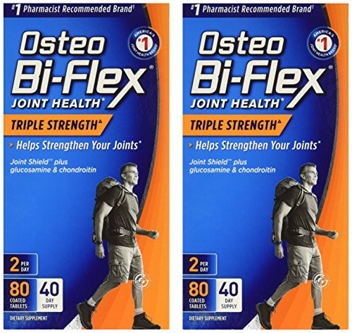 Osteo Bi-Flex Advanced Triple Strength 80 Coated Caplets Pack of 2