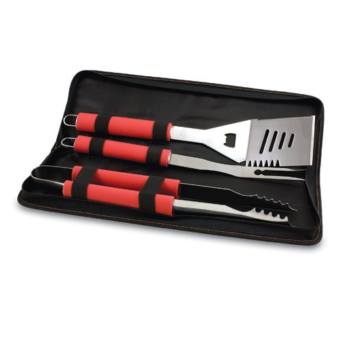 NCAA Minnesota Golden Gophers Metro 3-Piece BBQ Tool Set in Carry Case NCAA Minnesota Golden Gophers Metro 3-Piece BBQ Tool Set in Carry Case