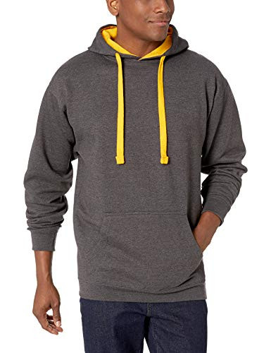 Ouray Sportswear Benchmark Color Block Hood GraphiteAthletic Gold X-Small
