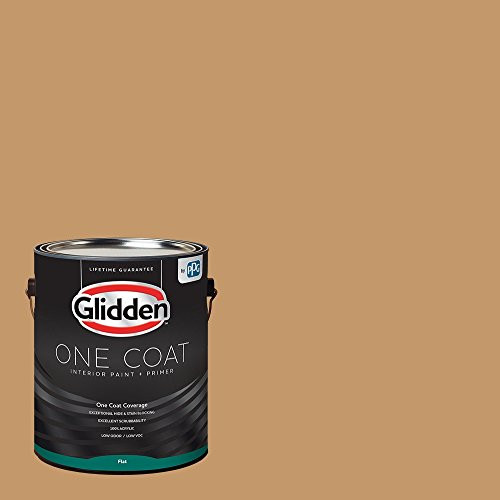 Glidden Interior Paint  Primer BeigeWelcome Home One Coat Flat 1-Gallon