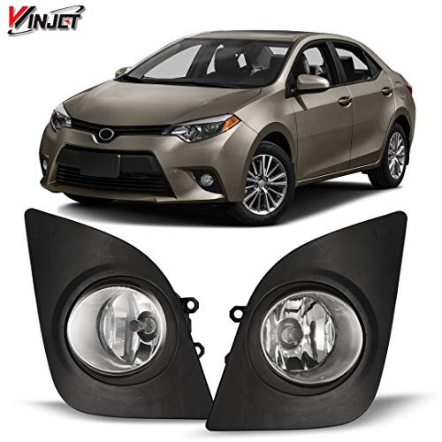 Winjet WJ30-0366-09 Clear Lens Fog Light Kit Toyota Corolla Wiring Kit and Bezel Included Winjet WJ30-0366-09 Clear Lens Fog Light Kit Toyota Corolla Wiring Kit and Bezel Included