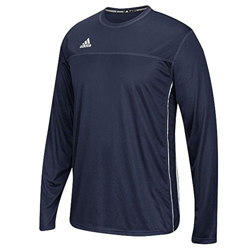 Adidas Climacool Mens Long Sleeve Utility Soccer Jersey S NavyWhite