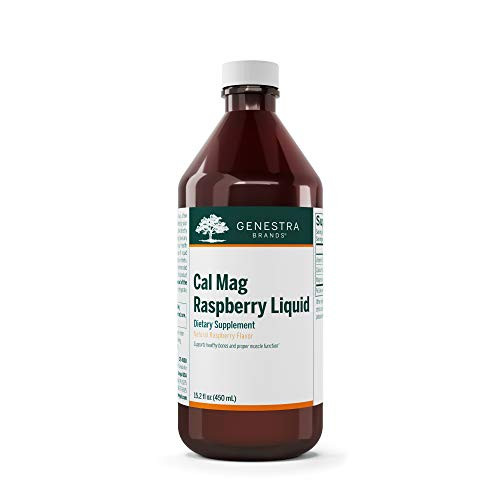Genestra Brands - Cal Mag Raspberry Liquid - Calcium and Magnesium Citrate Formula with Vitamin D - 15_2 fl_ oz_ Genestra Brands - Cal Mag Raspberry Liquid - Calcium and Magnesium Citrate Formula with Vitamin D - 15_2 fl_ oz_