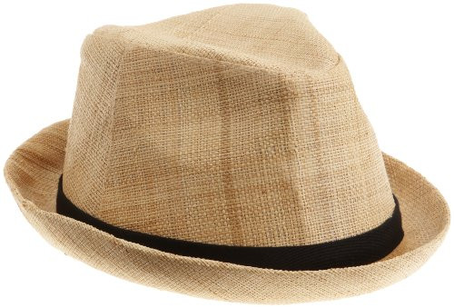 San Diego Hat Company Womens Natural Raffia FedoraNaturalX-Large