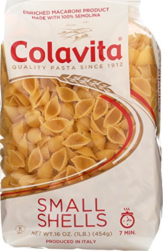 Colavita Pasta Small Shells 16 Ounce Pack of 20