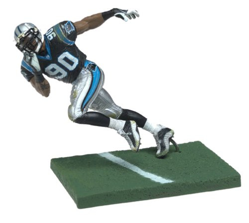 McFarlane Toys NFL Sports Picks Series 7 Action Figure Julius Peppers Carolina Panthers Black Jersey