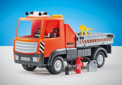 Playmobil Add ons Construction Flatbed Truck