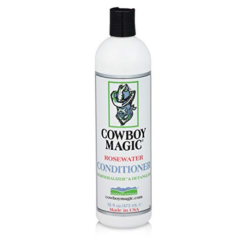 Cowboy Magic Rosewater Conditioner REVITALIZES AND DETANGLES 16 Ounce Cowboy Magic Rosewater Conditioner REVITALIZES AND DETANGLES 16 Ounce