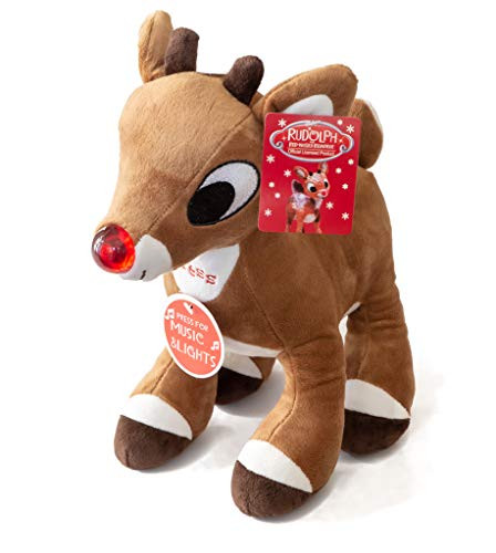 Rudolph Plush 11 Musical The Red Nosed Reindeer - Plays Song