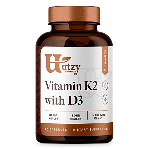 Vitamin K2  Vitamin D3  MenaQ7® Form of K2 - High Absorption