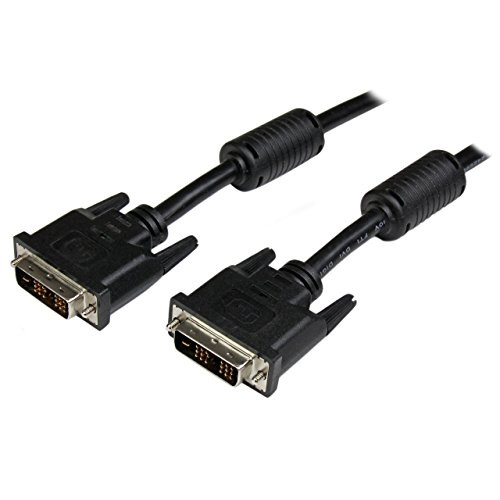 StarTech_com DVI Cable - 25 ft - Single Link - Male to Male Cable - 1920x1200 - DVI-D Cable - Computer Monitor Cable - DVI Cord - DVI to DVI Cable DVIDSMM25 StarTech_com DVI Cable - 25 ft - Single Link - Male to Male Cable - 1920x1200 - DVI-D Cable - Computer Monitor Cable - DVI Cord - DVI to DVI Cable DVIDSMM25