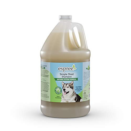 Espree Simple Shed Shampoo  Formulated to Decrease Seanonal   Non-Seasonal Shedding  1 Gallon