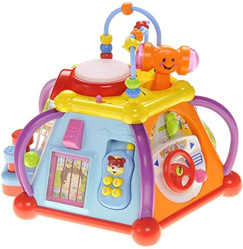 ARHA IINTERNATIONL Baby Interactive Activity Cube Play Center Toys with 15 Functions   Skills Learning Educational for Kids Gifts