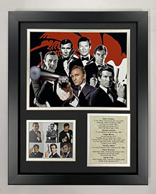 Legends Never Die James Bond Framed Photo Collage 11 x 14 Legends Never Die James Bond Framed Photo Collage 11 x 14