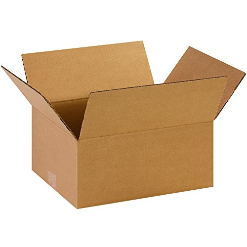 BOX USA 25 Pack of Corrugated Cardboard Boxes 14 L x 11 W x 6 H Kraft Shipping Packing and Moving