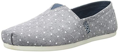 Skechers BOBS Womens Bobs Plush-Hot Spot Ballet Flat Navy 7 M US