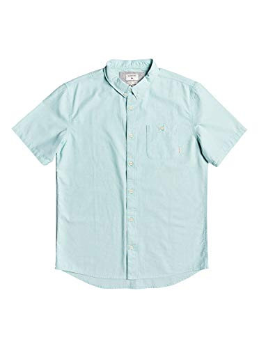Quiksilver Mens SS Waterfalls Regular Woven TOP Gulf Stream XL