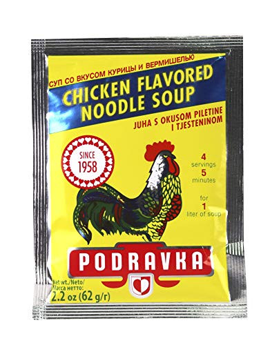Podravka Soup Chicken Flavored Noodle 62 g Pack of 35