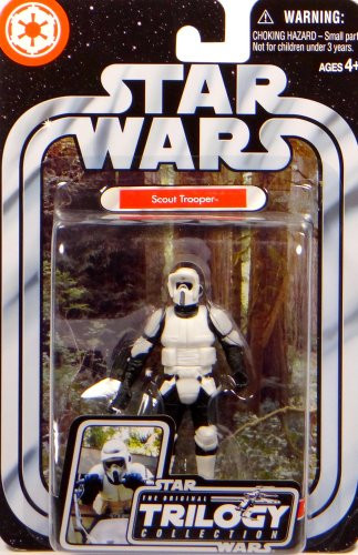Star Wars Original Trilogy Collection Scout Trooper Canadian Starburst Card Action Figure