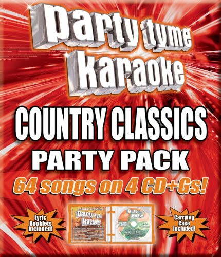 Party Tyme Karaoke - Country Classics Party Pack 64-song Party Pack 4 CD