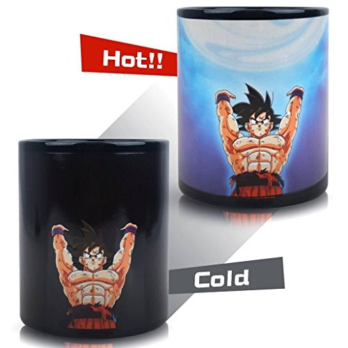 Dragon Ball Z Color Changing Genki damaSpirit Bomb Goku Mug Coffee Mug Heat Reactive Mug