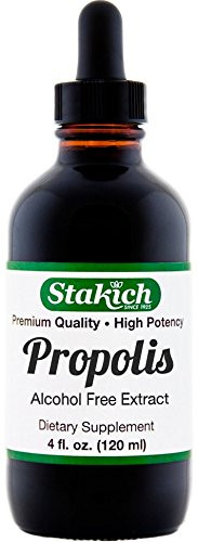Stakich Bee Propolis 4 Ounce Liquid Extract - No Alcohol