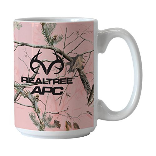 Boelter Brands RealTree Pink Coffee Mug, 15-ounce