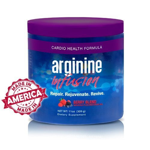 L-Arginine Infusion Cardio Health 5000mg L-arginine 1000mg L-citrulline CoQ10   AstraGin net wt_ 11 oz 309 g