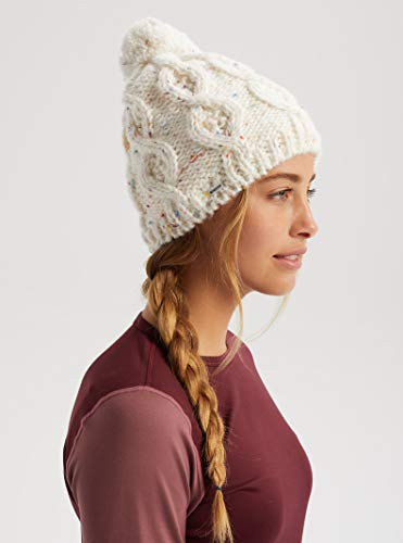 Burton Womens Chloe Beanie Stout White New One Size