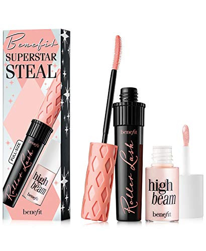 Benefit Cosmetics Superstar Steal Set Featuring a Full Size Roller Lash Mascara   Mini High Beam