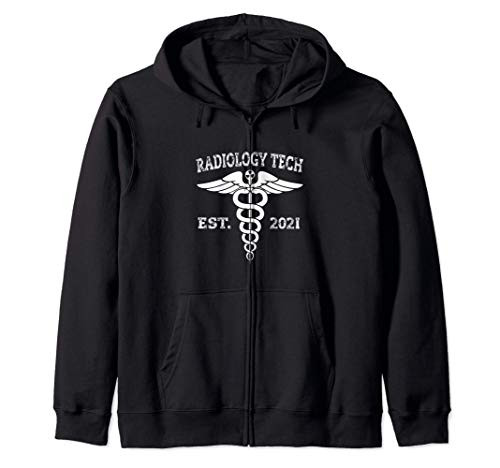 Radiology Tech 2021 - Rad Tech School Graduating Gift Zip Hoodie