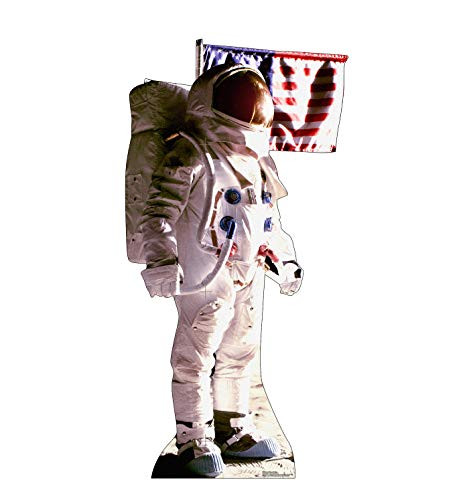 Cardboard People Astronaut on The Moon Life Size Cardboard Cutout Standup
