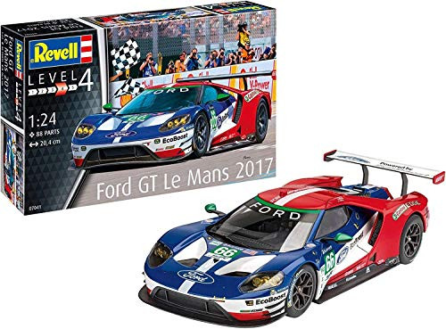 Revell 07041 2017 Ford Gt - Le Mans 124 Scale Plastic Model Kit Unpainted