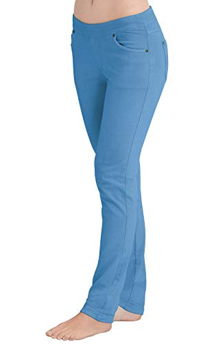 PajamaJeans Plus Size Stretch Jeans for Women - Skinny Cool Blue 1X