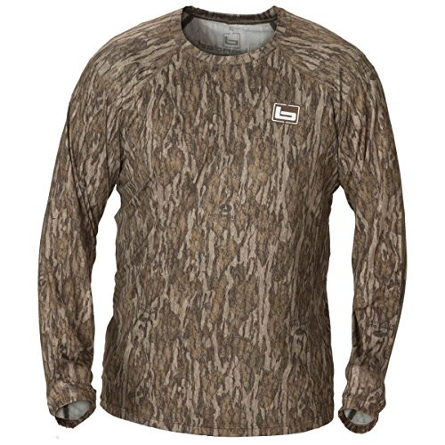 Banded Tech Stalker Mock Shirt-Bottomland-Medium