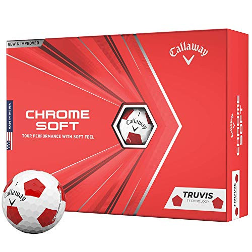 2020 Callaway Chrome Soft Golf Balls Truvis RedWhite