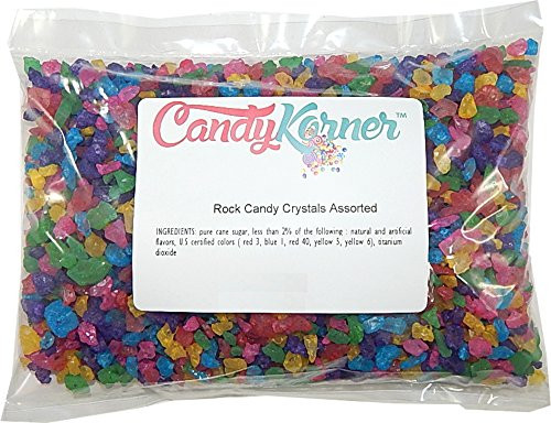 Dryden and Palmer Assorted Rock Candy Crystals 5 Pound  80 OZ