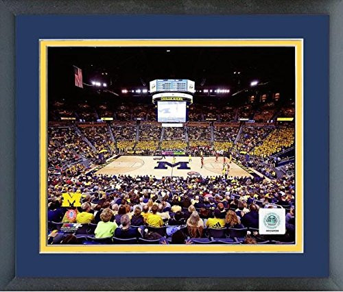 Michigan Wolverines Crisler Center Photo Size 12_5 x 15_5 Framed