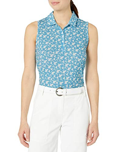 PUMA Golf 2020 Womens Flight Sleeveless Polo Ethereal Blue Medium